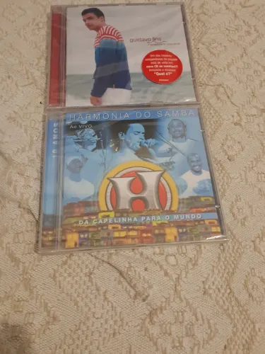 Cd Harmonia do samba + cd Gustavo lins