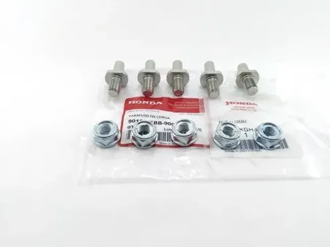 Kit 5 Parafusos e Porcas Coroa Honda Nx200, Xr200 Original 