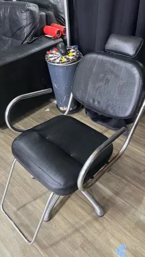 Cadeira de barbearia pra sair hoje