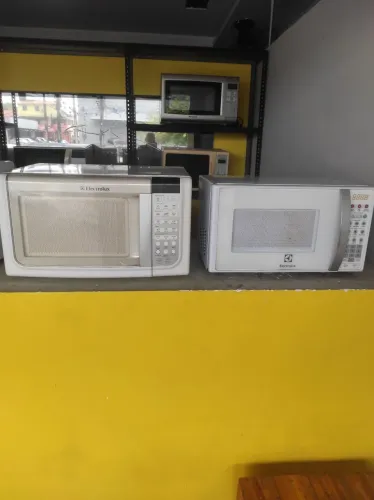 Microondas seminovos com garantia de 90 dias