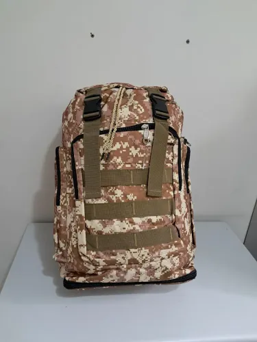 Mochila Grande Camuflada Deserto Nova