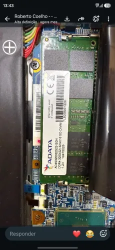 Duas Memorias ram DDR4 de 32GB para Notebook 