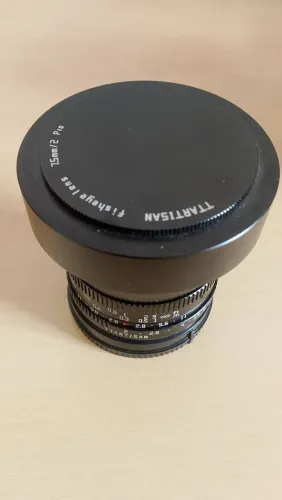 Lente TTartisan 7.5mm F2 para câmera Sony E-mount
