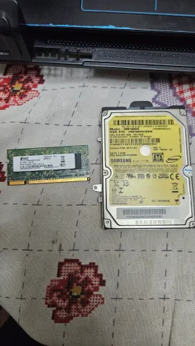 Memória RAM + HDD Lenovo ideapad s10 antigas