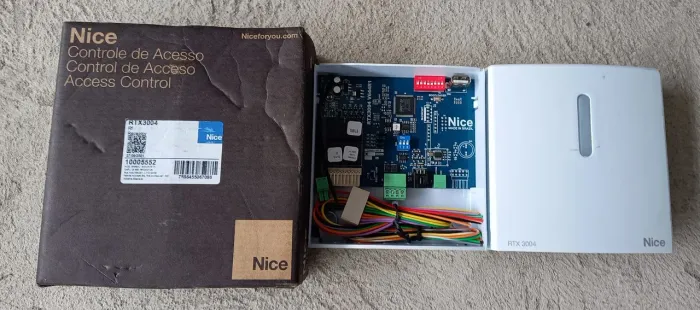 Vendo Receptor RF Nice Linear RTX 3004 P/ Controle Remoto, novo na caixa.
