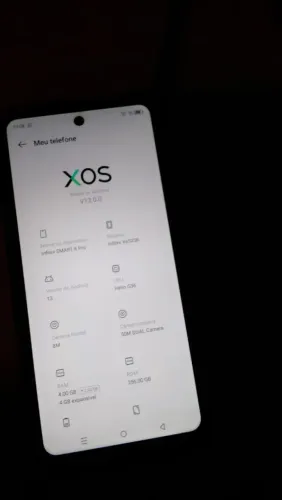 Smartphone infinix pró 8