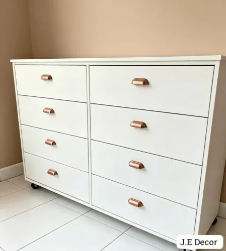 Cômoda 8 gavetas em mdf