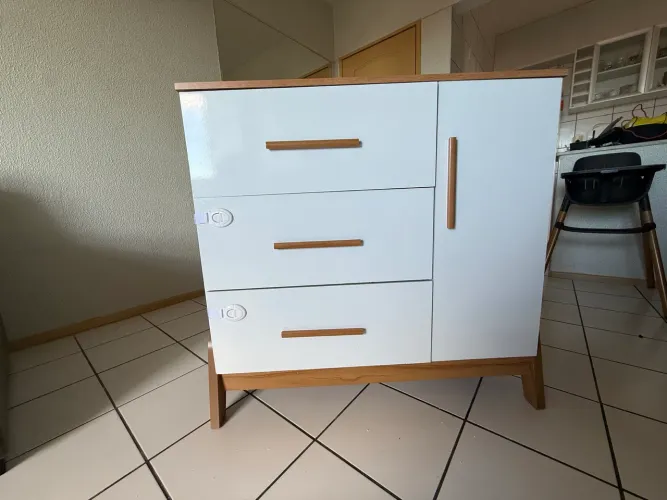 Cômoda peroba bebê 
