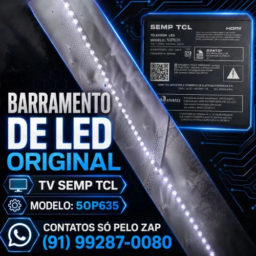 BARRAMENTO DE LED ORIGINAL DA TV SEMP TCL MODELO:50P635