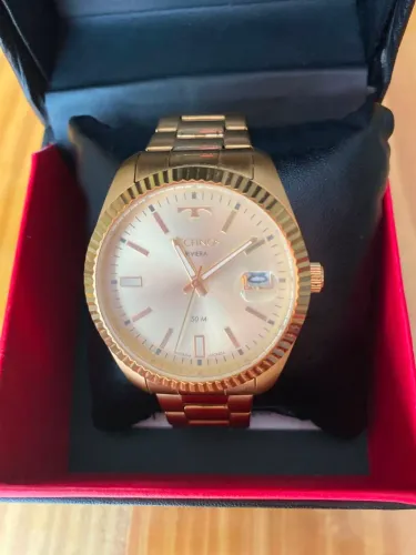 Relógio Technos Riviera dourado