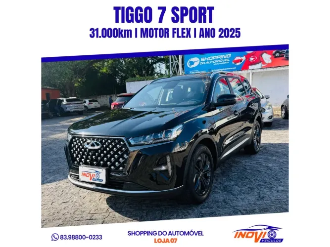 Chery Tiggo 7 Sport 1.5 Turbo Flex 16V Aut. 2025
