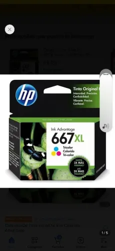 Cartucho.HP 667 XL cores