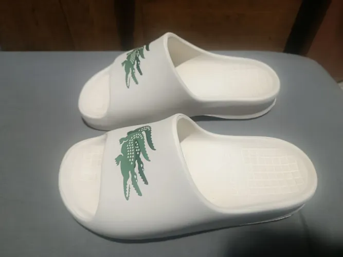 Slide Lacoste 2.0 Branco Masculino Original