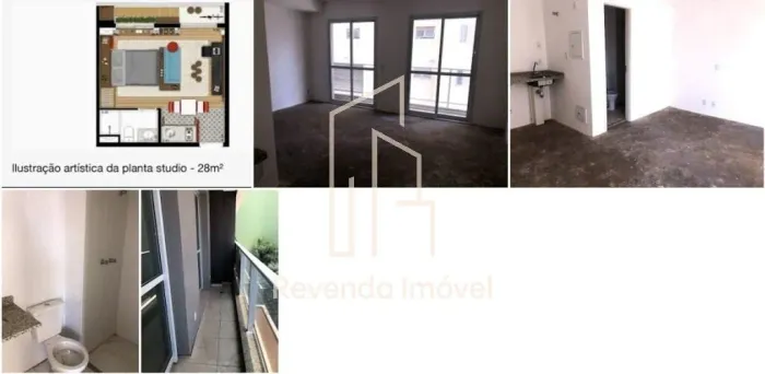 Apartamento à venda em São Paulo-SP, na Aclimação: 1 quarto, 1 suíte, 1 banheiro, 1 vaga d