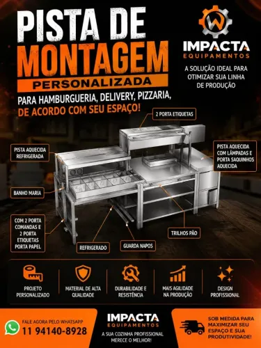 Bancada inox profissional para otimizar seu negócio