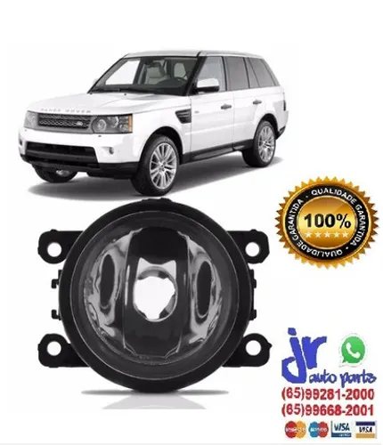 Par Farol De Milha Range Rover Sport 2011/2014 Auxiliar Neblina (Reposição)