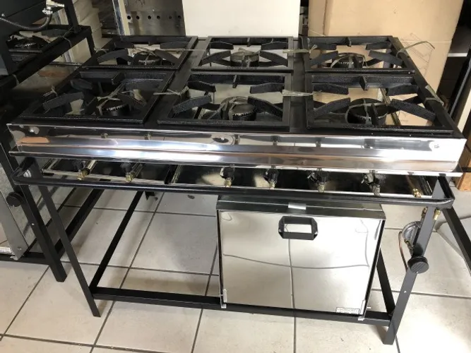 Fogão 6 bocas alta pressão com forno