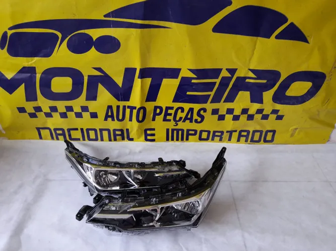 Par de farol corolla 2016 2019 led original 