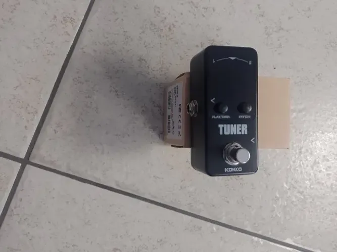 Pedal kokko afinador Tuner para guitarra violão baixo 