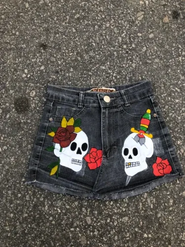 Saia jeans Bones&Roses