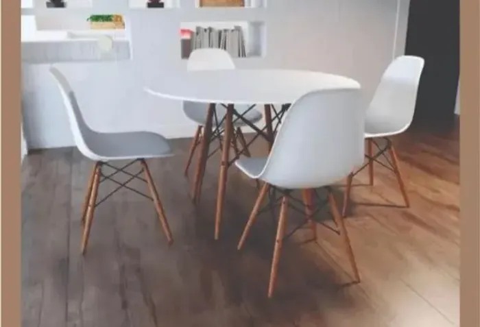 Mesa de jantar 4 cadeiras Eames ( pronta entrega )