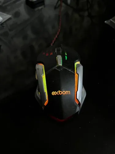 Mouse Gamer Exbom RGB - Iluminação Led pra vender hoje