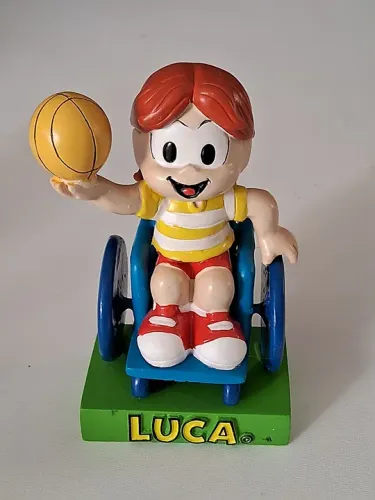 Figura Luca - coleção turma da monica