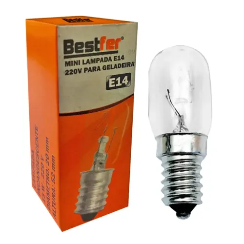 Lampada Para Geladeira e Microondas E14 15w 127/220v - Bestfer