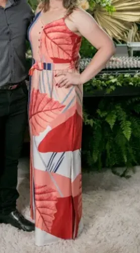Vestido Longo Estampado