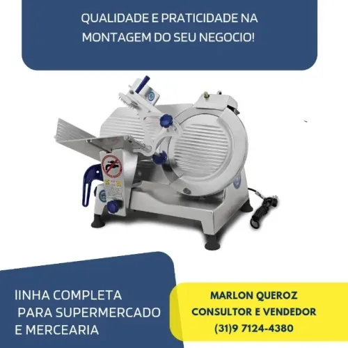 Cortador de Frios Gural SemiAutomatico Bivolt