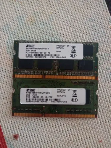 Memoria ddr 3 kit 2 memoria 2x2=4 10600s