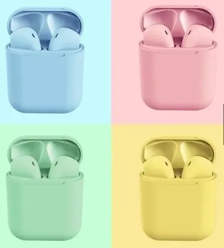 Fone Sem Fio Bluetooth i12 TWS Inpod Macaron