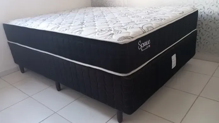 Cama box casal molas ensacadas ( ENTREGAMOS NO MESMO DIA )