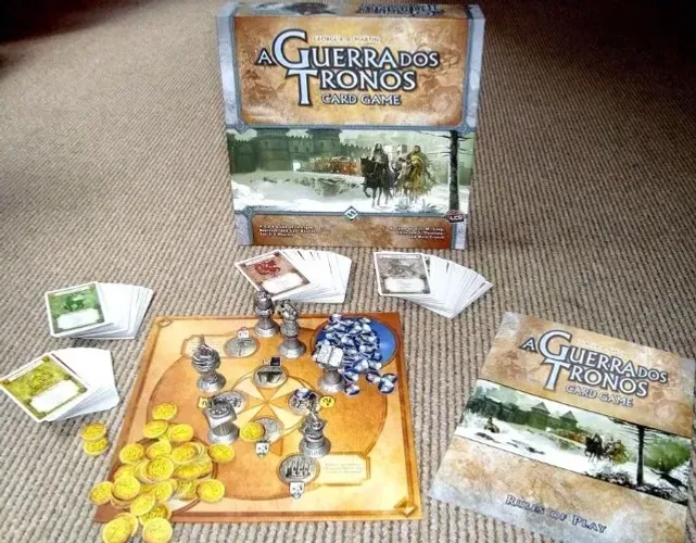 Jogo Tabuleiro A Guerra Dos Tronos: Card Game (faltam 2pçs)