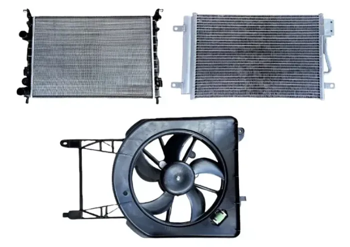 Kit Radiador Palio Siena Idea Strada Fire Valeo 1.4 2001-2019