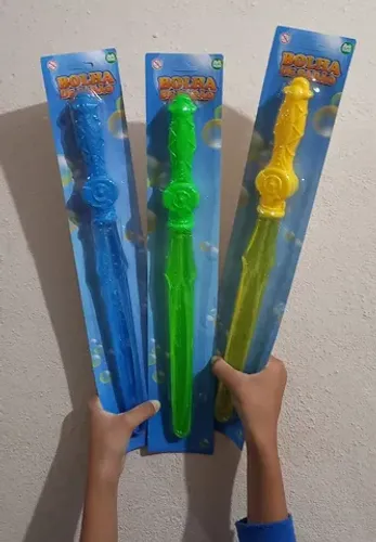 Brinquedo Espada com Bolinha de Sabão