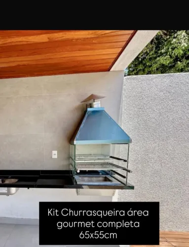 Kit churrasqueira completa 65X55cm