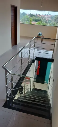 corrimão de inox