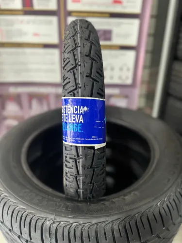 Pneu traseiro 80/100/14 VIPAL uso C/Camara (instalação grátis)