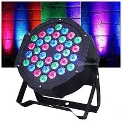 Canhão jogo de luz par led rgb bivolt Festa  dmx eventos fim e ano natal