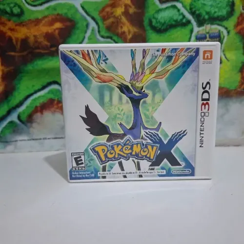 Pokémon X Nintendo 3DS com luva cib