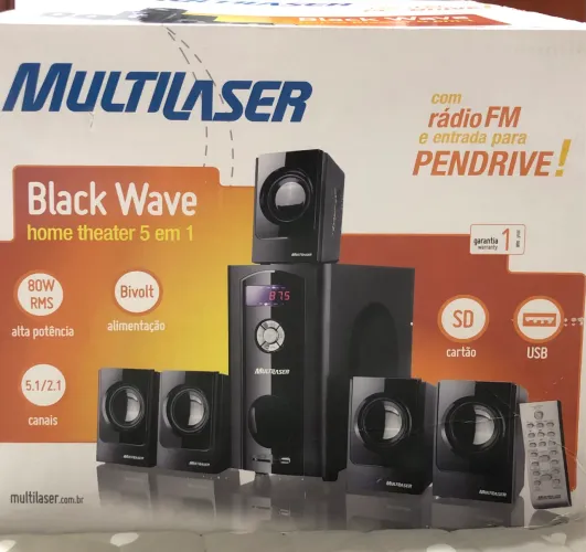 Home Theater 5 em 1 Multilaser 