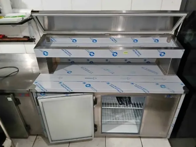 Balcão Refrigerado porta condimentos 1.50mt - novo