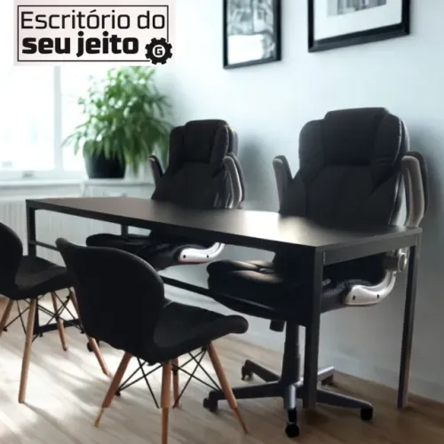 Mesa Gamer Reforçada 1,80m NOVA Multiuso para Computador Notebook Home Office Escritório