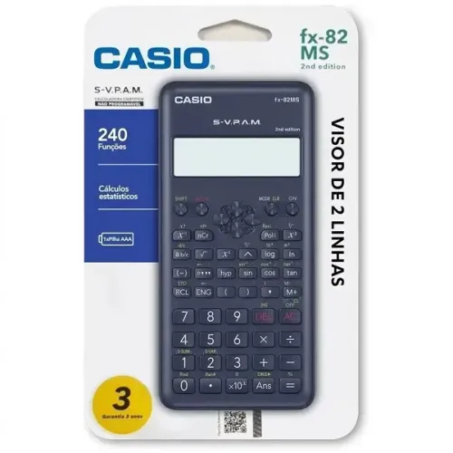CALCULADORA CASIO FX-82MS CIENTIFICA 
