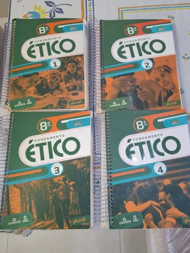 Livros Fundamentos Ético 8º Ano - 4 Cadernos