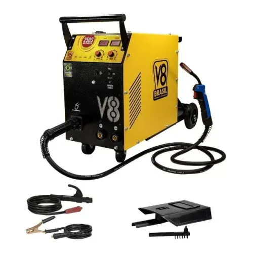 Máquina de Solda Multiprocesso 250A MIG / MMA / TIG com Tocha 250i 60Hz - V8 BRASIL-20201