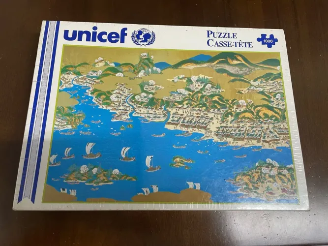 Quebra-cabeça UNICEF 1000 peças ( Lacrado)