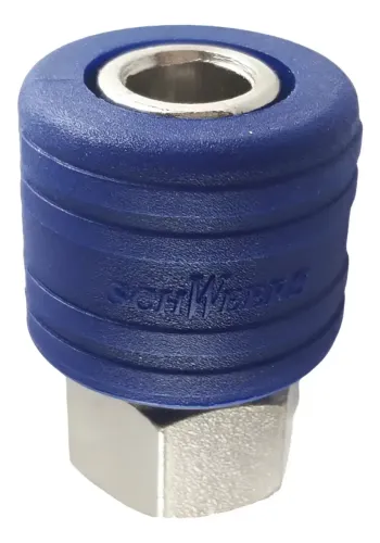 Engate Rápido mangueira Ar 1/4'' Rosca Fêmea 1/4'' Capa Nylon