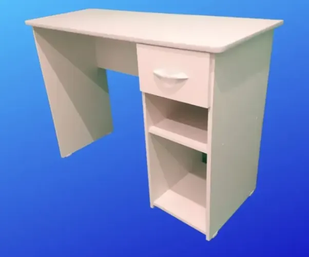 Mesa de Estudo 100% MDF com 01 Gaveta Branca (novo) FRETE GRATIS